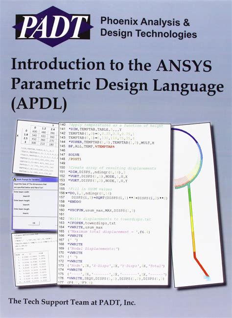 Introduction to the ansys parametric design language apdl a guide to the ansys parametric design languag. - Lg fb163 fbs163v mini home theater service manual.