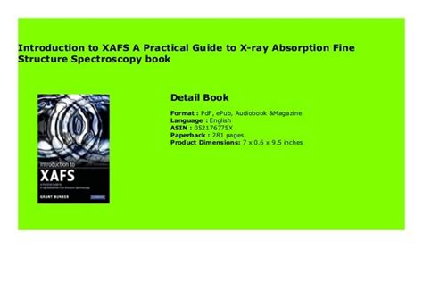 Introduction to xafs a practical guide to x ray absorption. - Przyjaciel ludu, czyli, tygodnik potrzebnych i pożytecznych wiadomości.