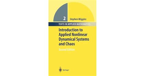 Download Introduction To Applied Nonlinear Dynamical Systems And Chaos By Stephen Wiggins