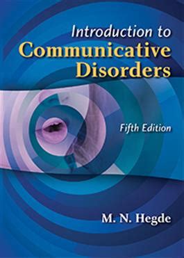 Read Online Introduction To Communicative Disorders By M Hegde