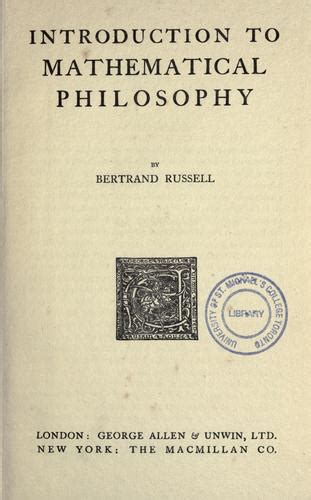 Full Download Introduction To Mathematical Philosophy By Bertrand Russell