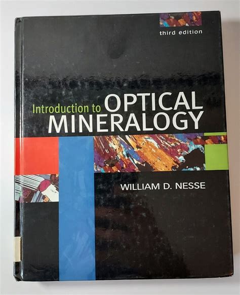 Read Online Introduction To Optical Mineralogy By William D Nesse