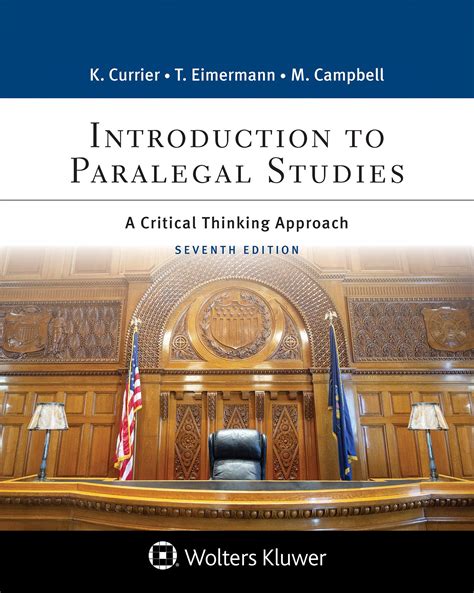 Download Introduction To Paralegal Studies A Critical Thinking Approach By Katherine A Currier