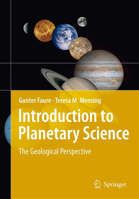 Read Introduction To Planetary Science The Geological Perspective By Gunter Faure