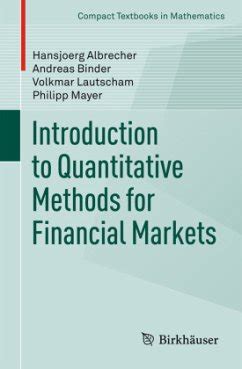 Download Introduction To Quantitative Methods For Financial Markets By Hansjoerg Albrecher