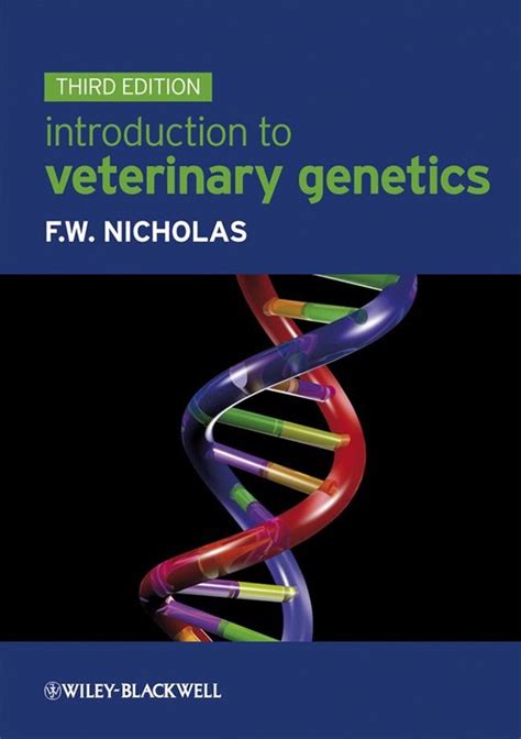 Read Online Introduction To Veterinary Genetics By Fw Nicholas