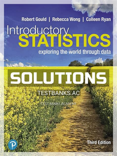 Introductory Statistics Solutions Manual