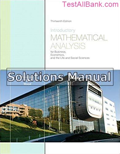 Introductory mathematical analysis 13th edition solutions manual. - Rebeliones indígenas en la américa española.