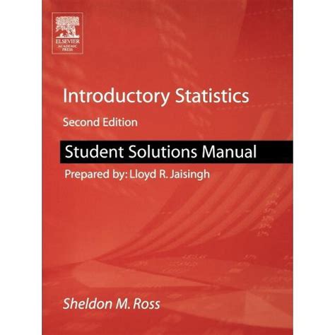 Introductory statistics student solutions manual e only by sheldon m ross. - Devore probability statistics engineering sciences 8th solution manual.