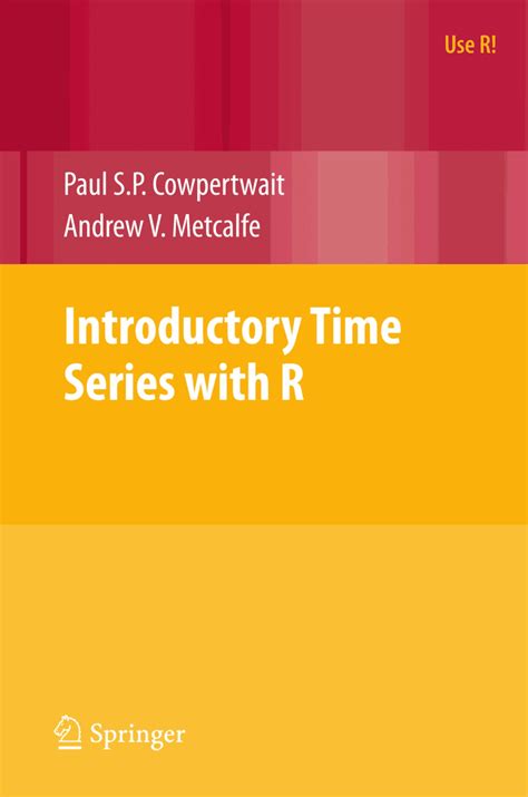 Read Introductory Time Series With R By Paul Sp Cowpertwait