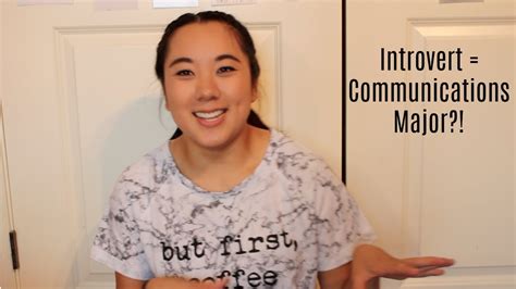 Introvert communications major.  Mar 25, 2019 · Although majoring in com...