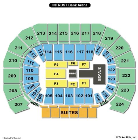 Intrust bank arena seating views. wwe monday night raw buy tickets more info more info 