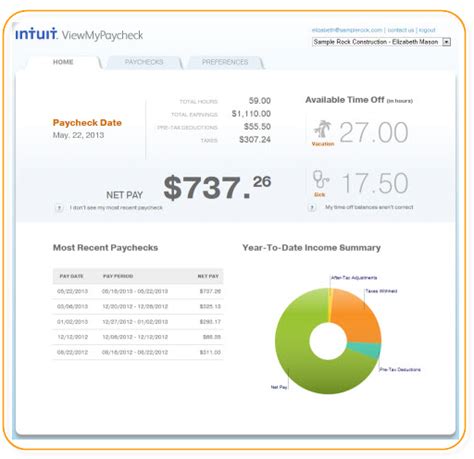 Intuit view my paycheck mobile. Terms and conditions, features, support, pricing, and service options subject to change without notice. 