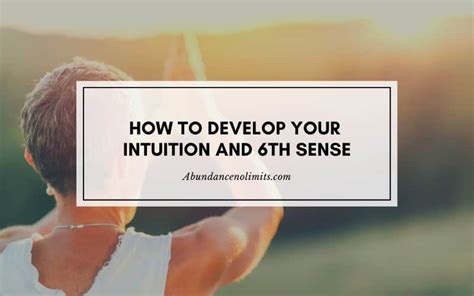 Intuition / 6th Sense: How To Develop & Follow It? 96 Tips!