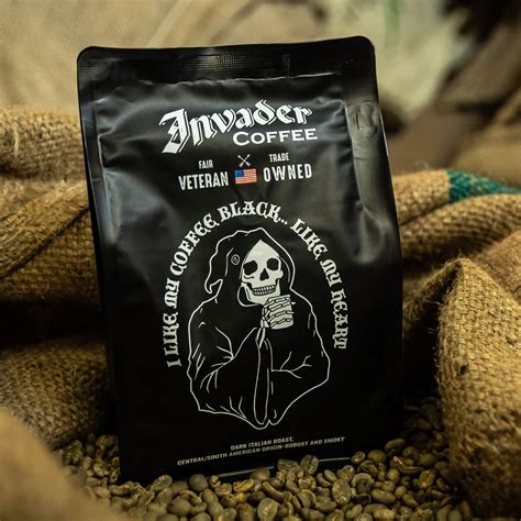 Invader coffee. Invader Coffee is a small batch air roasted coffee company, veteran owned and operated out of Austin, Texas. All of our beans are Fair Trade and sourced from all over the world. … 