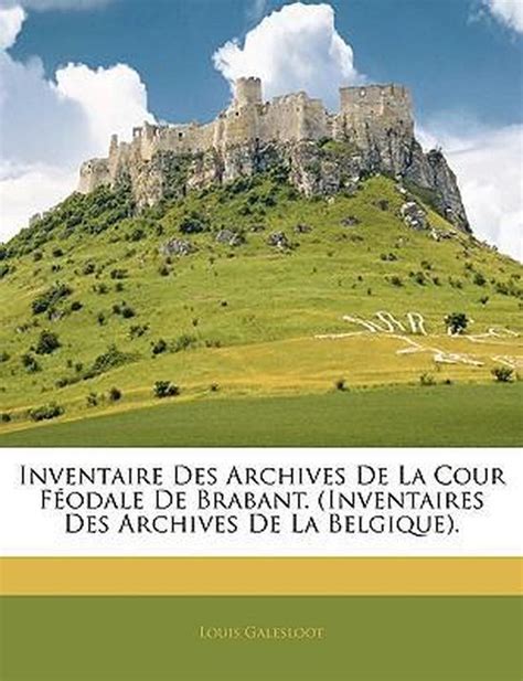 Inventaire des archives de la province de liège. - Oracle application server 10g performance guide.