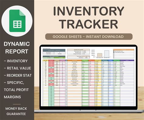 Inventory Spreadsheet Template Google Sheets