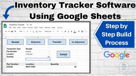 Inventory Tracker Software Using Google Sheets YouTube