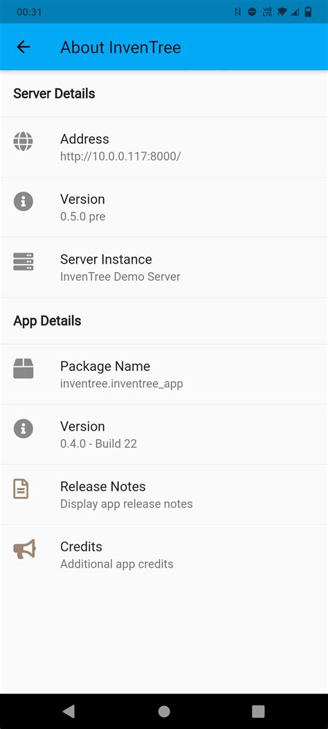 Inventree app.  Written in the Flutter environment, the app provides native This app...