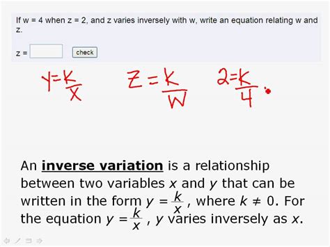 Inverse Variation Formula and Graph. Animated Gif and …