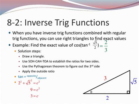 Inverse trig functions. Things To Know About Inverse trig functions. 