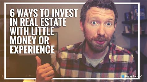 Final Thoughts On How To Invest In Real Estate With Little Or No Money. We talked about 20 ways to invest in real estate with little or no money. The pros and cons of each approach need to be evaluated depending on your local market, your network, your time commitment, the amount of money available, and your skills. Real estate is a business.Web