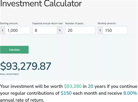Investment Calculator