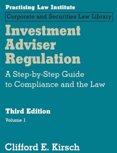 Investment adviser regulation a step by step guide to compliance and the law october 2015 edition 3. - Applied numerical methods matlab chapra solution manual.
