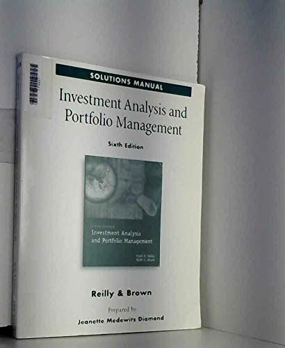 Investment analysis and portfolio management solutions manual. - Samsung side by side refrigerator operating manual.