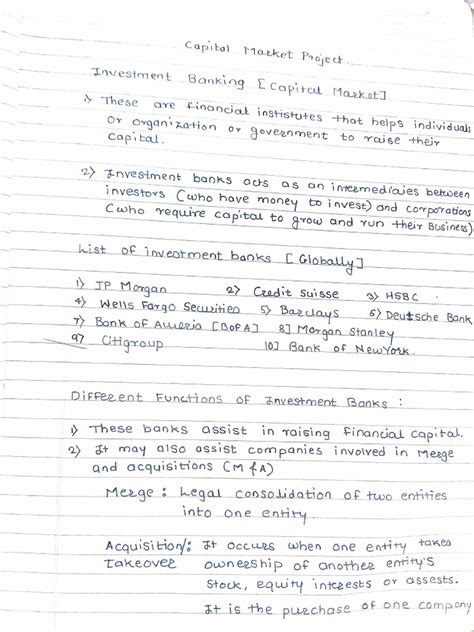 Investment banking notes mba pdf.  Income statement issues 4.  20 Pages) &n...