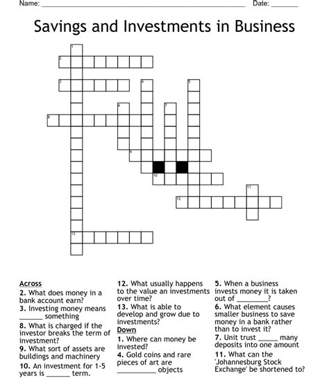 Investment income crossword clue. The Crossword Solver found 30 answers to "Fixed income", 6 letters crossword clue. The Crossword Solver finds answers to classic crosswords and cryptic crossword puzzles. Enter the length or pattern for better results. Click the answer to find similar crossword clues . Enter a Crossword Clue. 