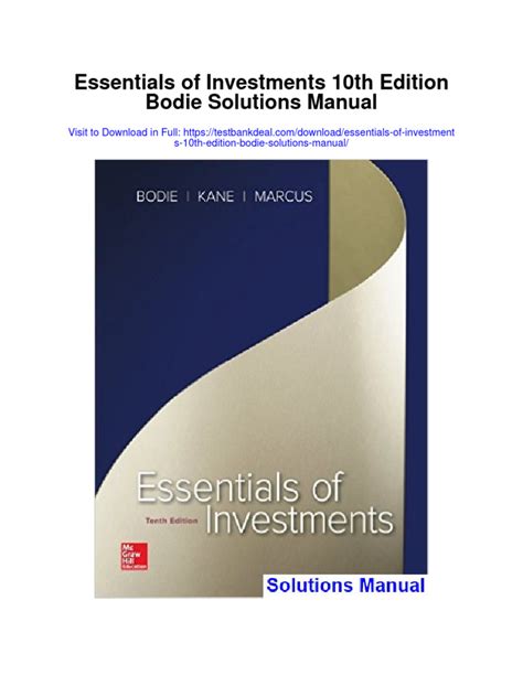 Investment solutions manual bodie ebooks download. - Microsoft windows vista exam 70 620 guide christopher a crayton.