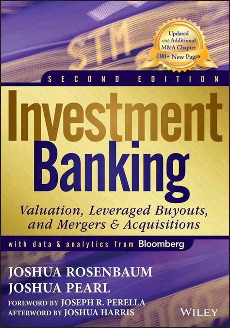 Read Investment Banking Valuation Lbos Ma And Ipos Wiley Finance By Joshua Rosenbaum