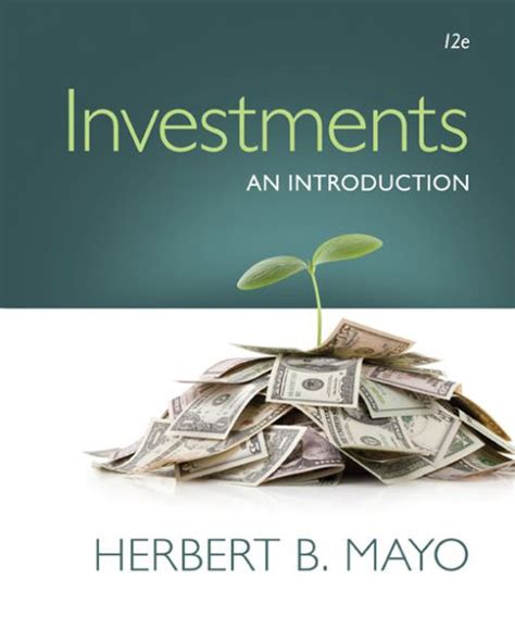 Read Investments An Introduction By Herbert B Mayo