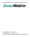 Investor Relations The Scotts Miracle-Gro Company