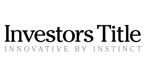 Investors title company. Investors Title Company is a North Carolina-based company that issues title insurance through two subsidiaries: Investors Title Insurance … 