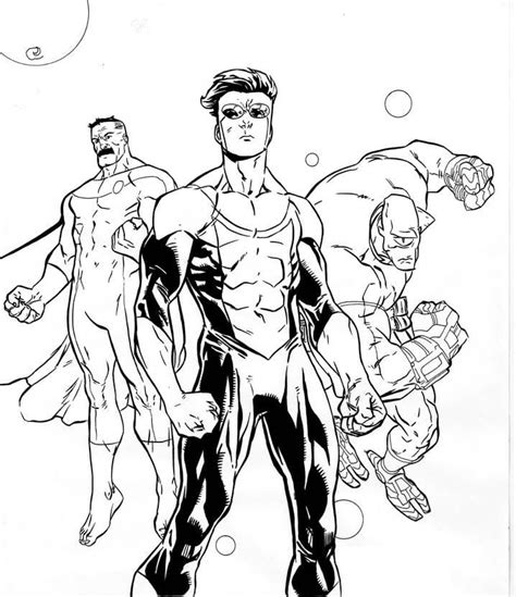 Invincible Coloring Page