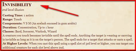 Invisibility dnd 5e.  Learn about Invisibility cast time, range, duration, and mor...