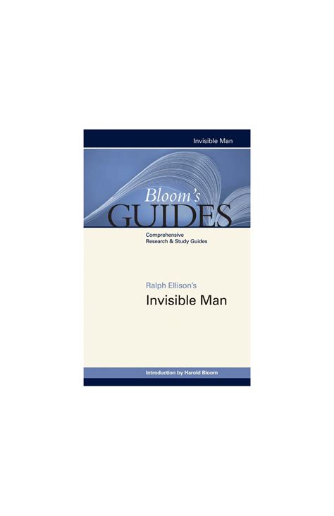 Invisible Man Blooms Notes