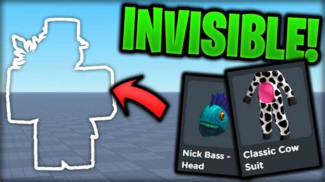 Invisible glitch roblox. In this Video we will take a look at a new glitch with layered ClothingIf you enjoyed, feel free to leave a like and subscribe!Flamingo's Video about the old... 