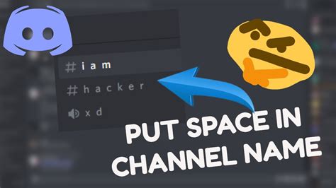 Discord; Отзыв; Text Chat ... Unicode has an invisible character and users can add it to the channel's name and it looks like space between words, but space is blocked for channel's name and space replace for "-", but now, anyone can pass this and it ruins the channel's name style-3.. 
