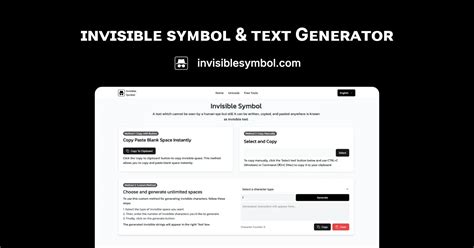 Invisible symbol telegram.  Copy a blank space character that's invisible but...