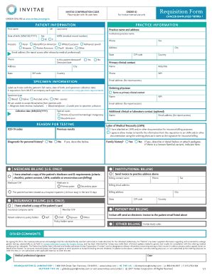 Invitae FM181_Invitae_Order_Cancellation_Request_Form Page 1