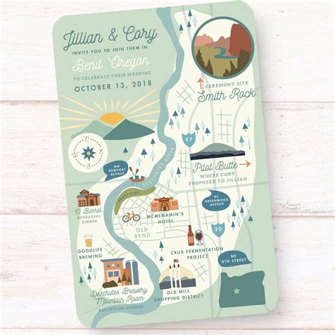 Invitation Map - Etsy