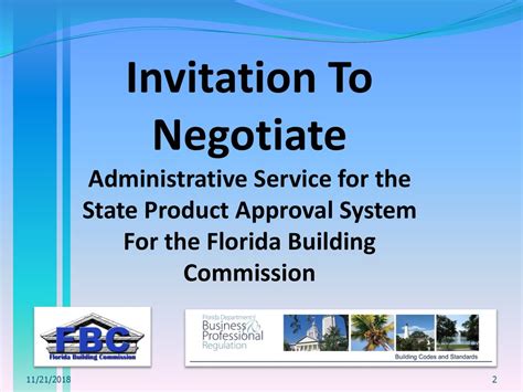 Invitation to Negotiate (ITN) - Florida