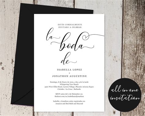 Invitation wording in spanish. How should a wedding invitation be addressed in Spanish? If you’re unsure of how to address a Hispanic family in a wedding invitation or how to write Spanish … 