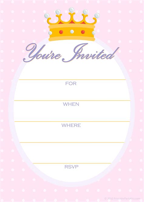 Invitations Printable