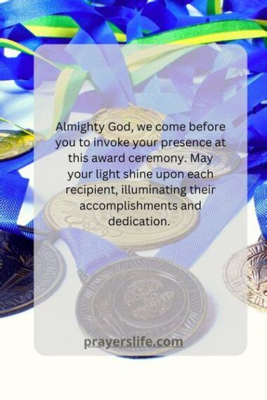 Invocation Prayer For Awarding Ceremony