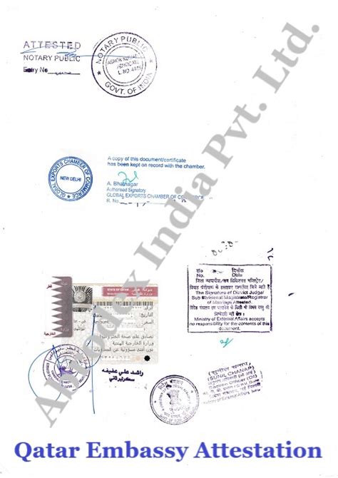 Invoice Attestation Qatar Embassy] Commercial Invoice