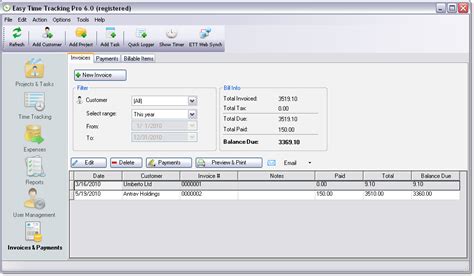 Invoice Software Time Tracking Software Easy Time Tracking
